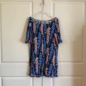 Large Lilly Pulitzer Somerset Cotton T-shirt Dress